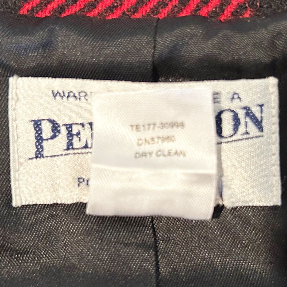Pendleton Buffalo Plaid Wool Bomber Jacket Red Bl… - image 7